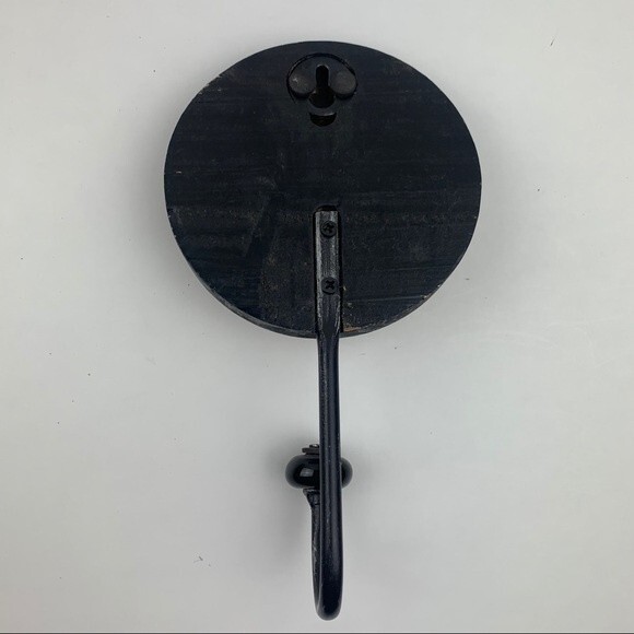 Wine Barrel Themed Wall Hanging Hooks Distressed Vintage Looking Rustic Set of 3 - Picture 8 of 8